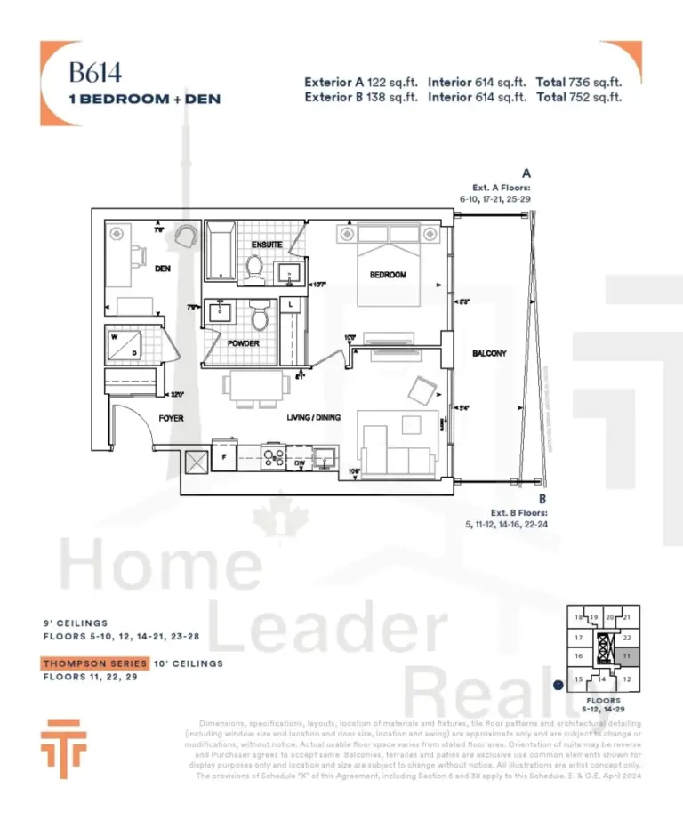 Thompson-Towers-2-Unit-1111-B614-floorplan