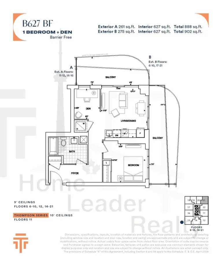 Thompson-Towers-2-Unit-721-B627BF-floorplan