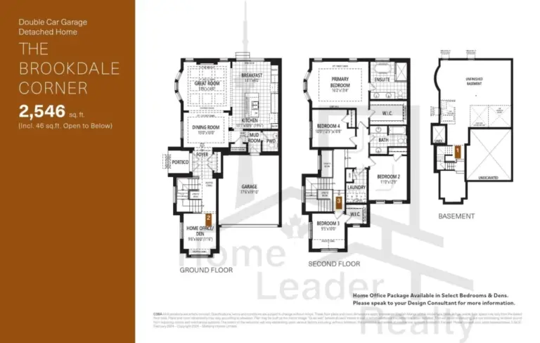 Upper-Joshua-Creek-Towns-The-Brookdale-Corner-French Chateau-floorplan
