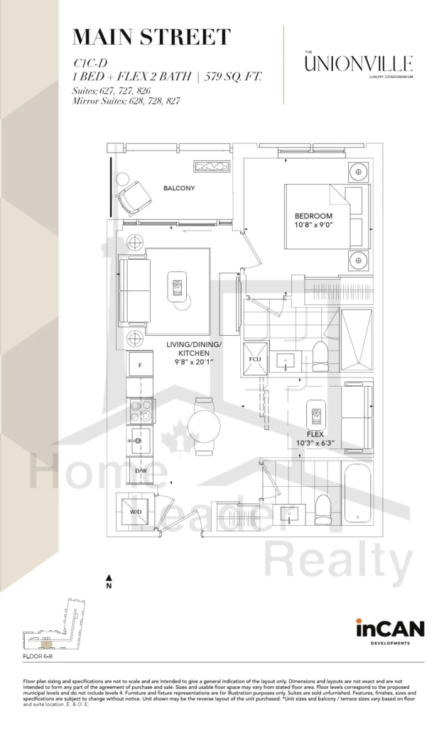 The-Unionville-Condos-Suite-728-C1C-D-floorplan