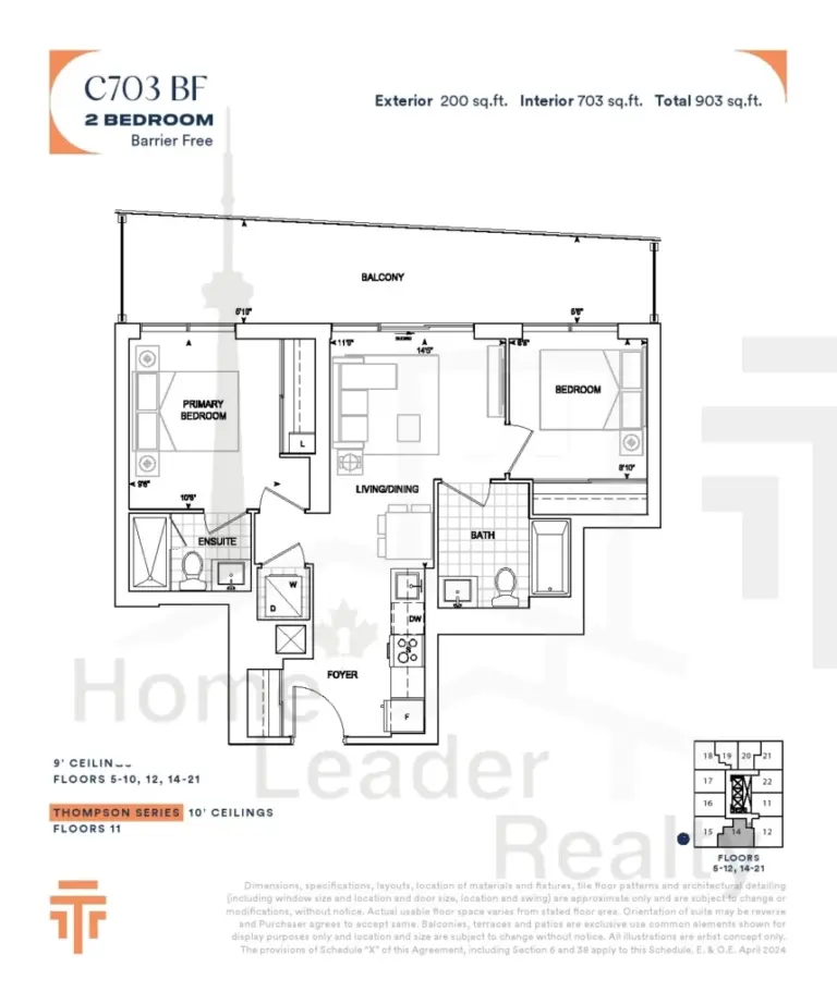 Thompson-Towers-2-Unit-514-C703BF-floorplan