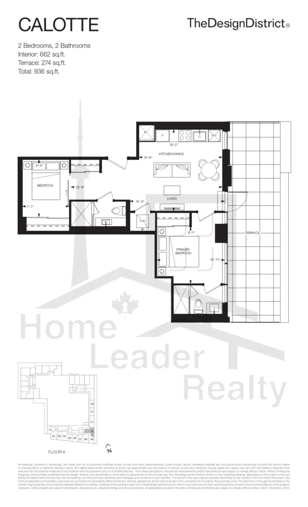 The-Design-District-Condos-Tower-A-Unit-610-Calotte-floorplan