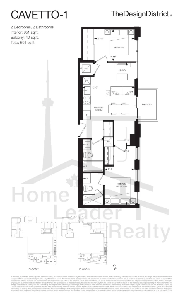 The-Design-District-Condos-Tower-A-Unit-808-Cavetto-1-floorplan