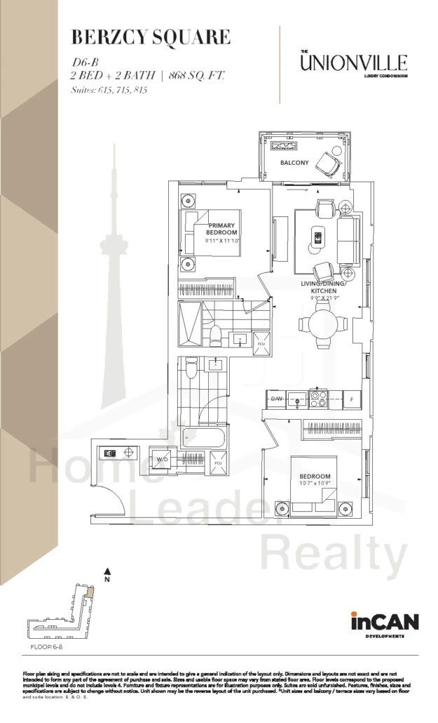 The-Unionville-Condos-Suite-615-D6-B-floorplan
