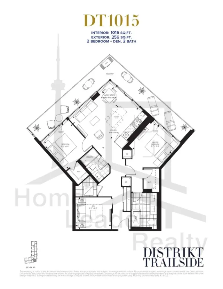 Distrikt-Trailside-Condos-Suite PH13 DT1015-floorplan