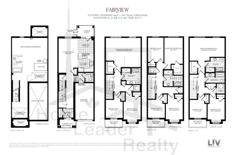 Sienna-Woods-Towns-The-Fairview-Elev-A-Option 2B-floorplan