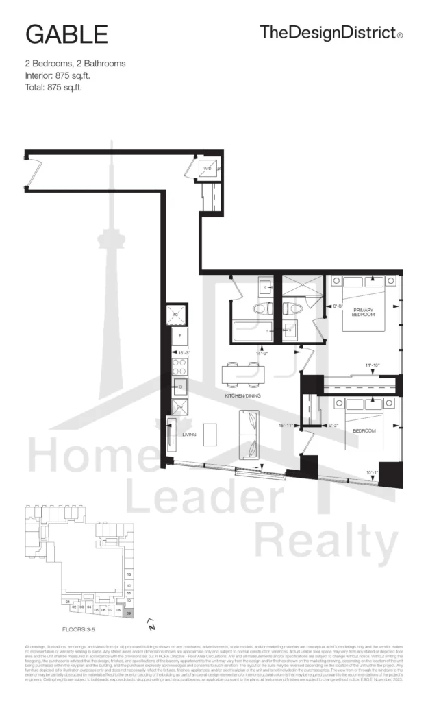 The-Design-District-Condos-Tower-A-Unit-309-Gable-floorplan