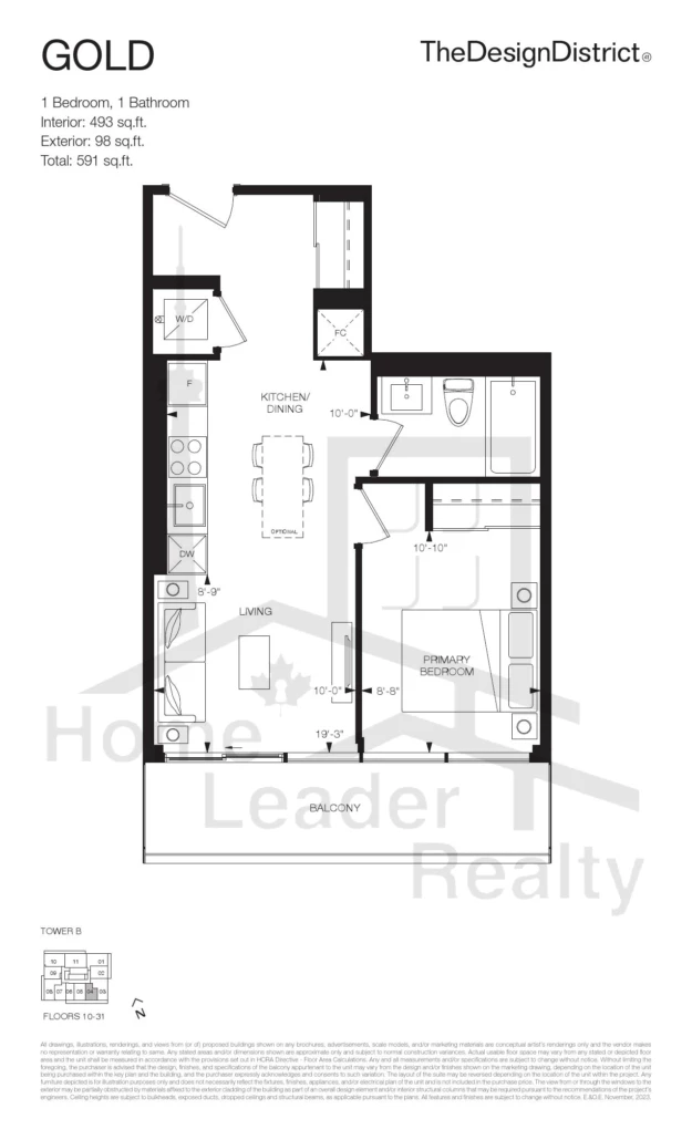 The-Design-District-Condos-Tower-B-Unit-1414-Gold-floorplan