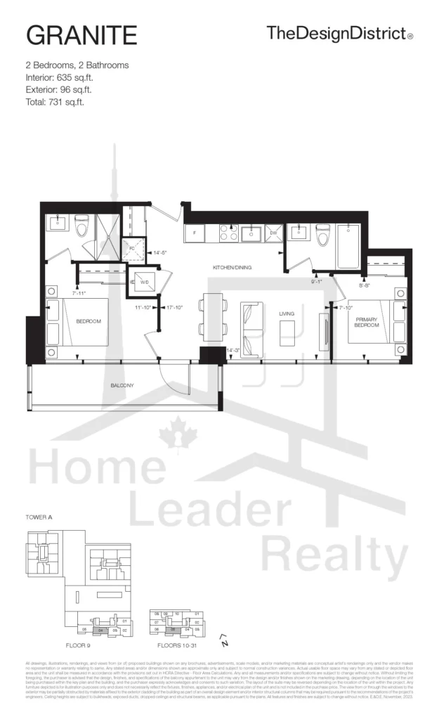 The-Design-District-Condos-Tower-A-Unit-2405-Granite-floorplan