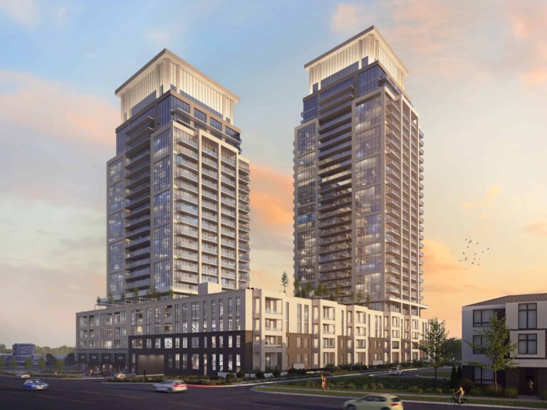 Hero Dusk Burnet Condos at Rise and Rose
