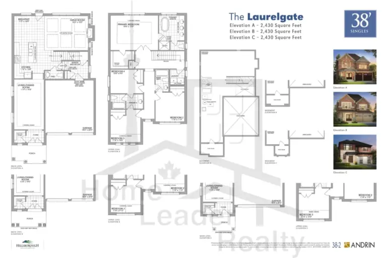 Hillsborough-Homes-The-Laurelgate-Elev-A-floorplan