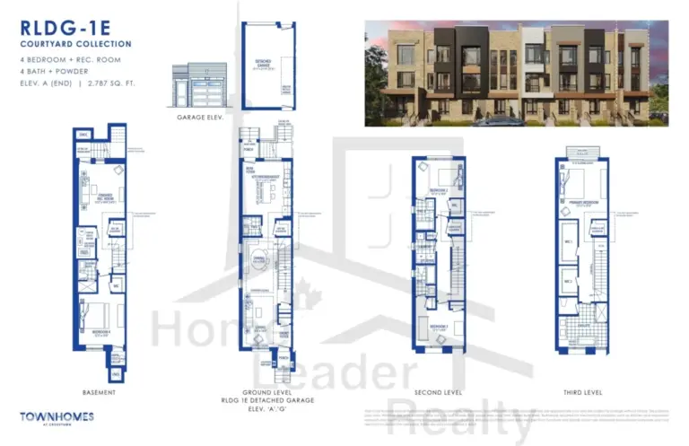 Townhomes-At-Crosstown-RLDG-1E-Elev-A-floorplan