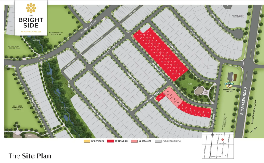 The Bright Side at Mayfield Village Site Plan 1