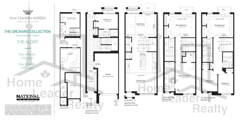 Whitehorn-Woods-Towns-Block-Lot 92-The Alder-Elev A1-floorplan