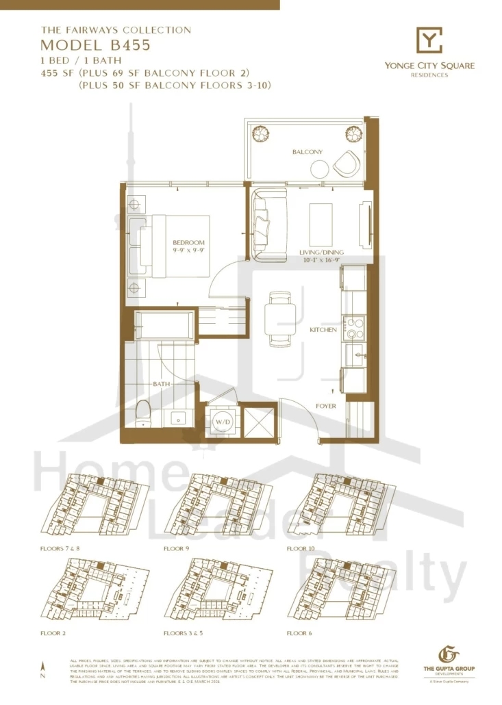 Yonge-City-Square Condos-B445-City-Tower-Collection-floorplan