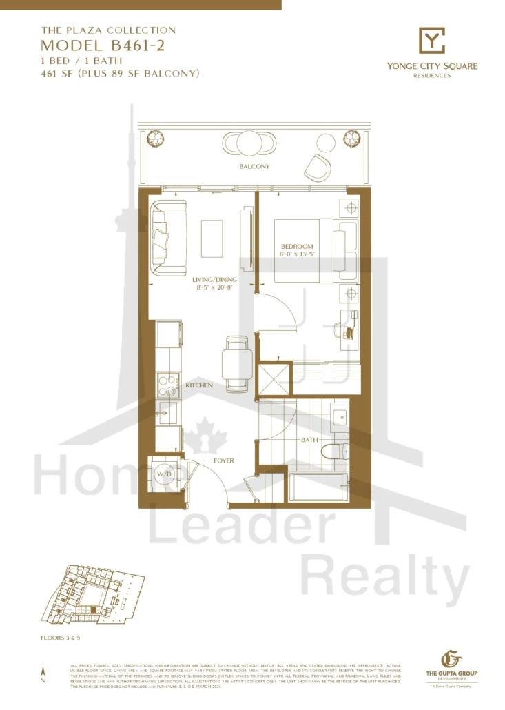Yonge-City-Square Condos-B461-2-Plaza-Tower-Collection-floorplan