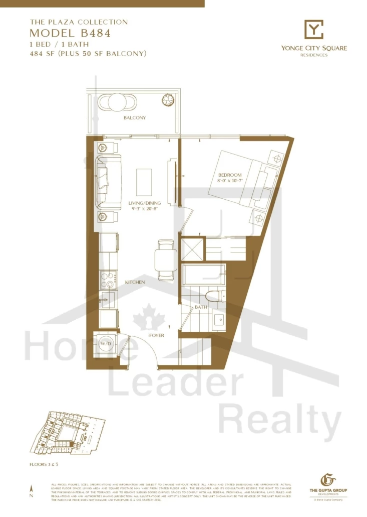 Yonge-City-Square Condos-B484-Plaza-Tower-Collection-floorplan