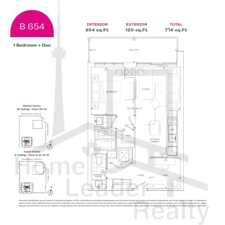 Burnet-Condos-at-Rise & Rose-B654-1B+D-floorplan