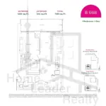 Burnet-Condos-at-Rise & Rose-B668-1B+D-floorplan