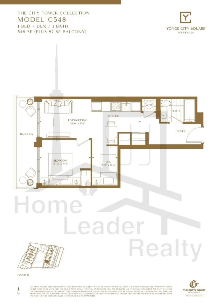 Yonge-City-Square Condos-C548-City-Tower-Collection-floorplan