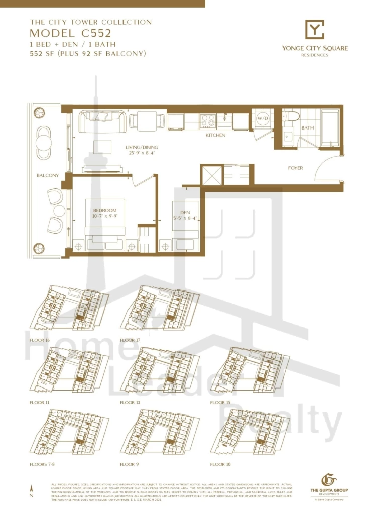 Yonge-City-Square Condos-C552-City-Tower-Collection-floorplan