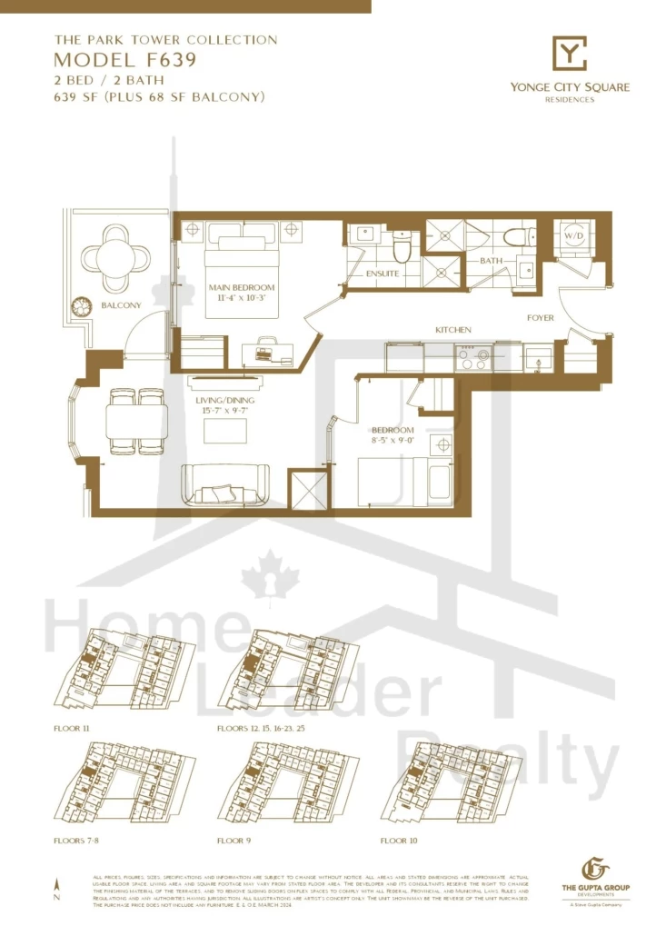 Yonge-City-Square Condos-F639-Park-Tower-Collection-floorplan