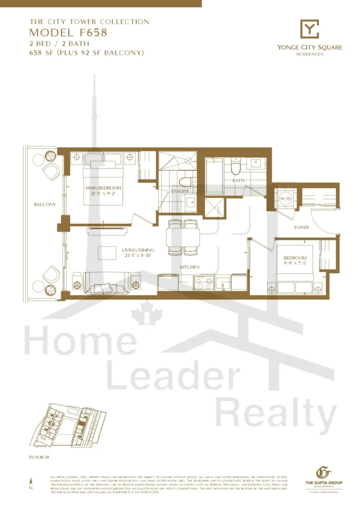 Yonge-City-Square Condos-F658-City-Tower-Collection-floorplan