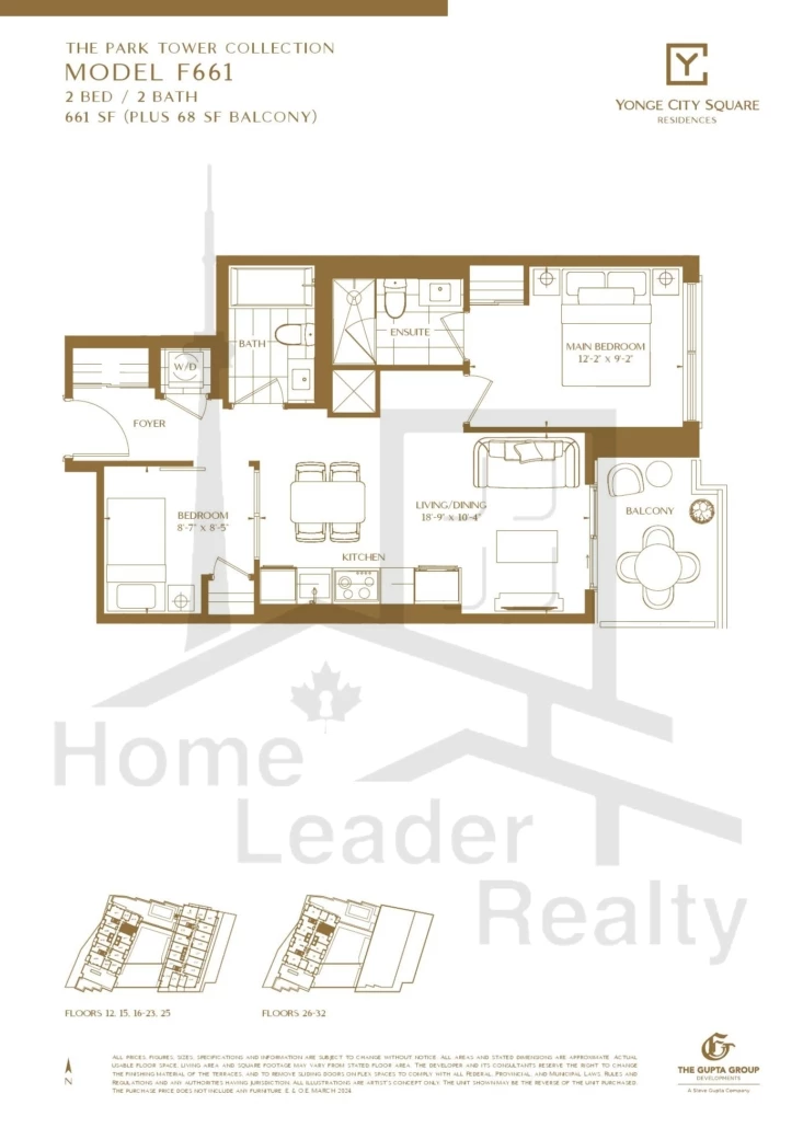 Yonge-City-Square Condos-F661-Park-Tower-Collection-floorplan