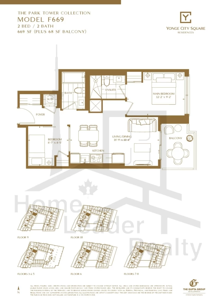 Yonge-City-Square Condos-F669-Park-Tower-Collection-floorplan