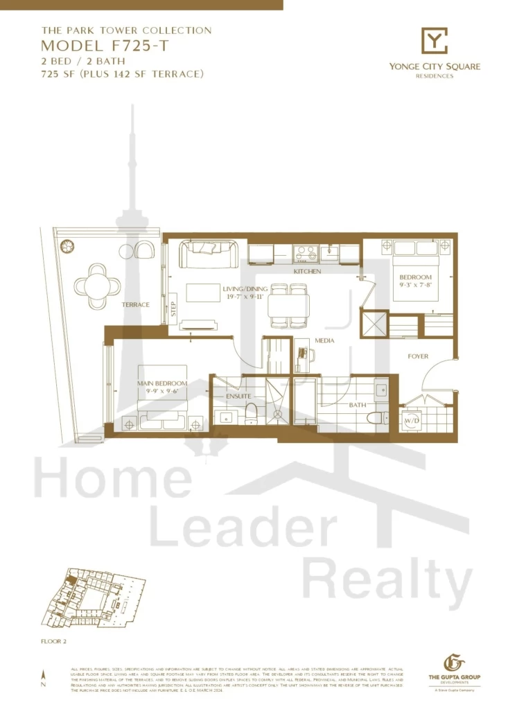 Yonge-City-Square Condos-F725-T-Park-Tower-Collection-floorplan