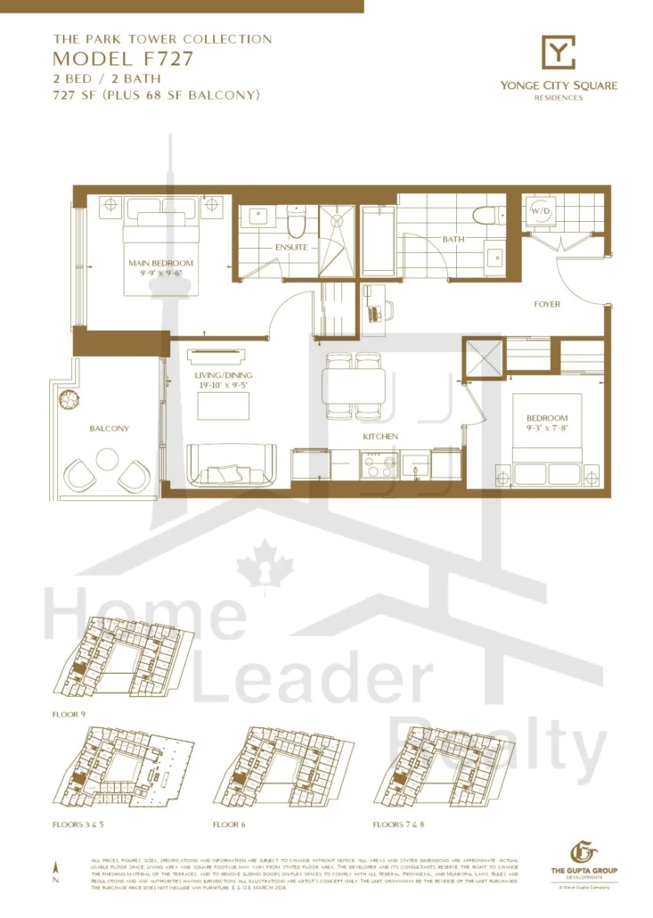 Yonge-City-Square Condos-F727-Park-Tower-Collection-floorplan