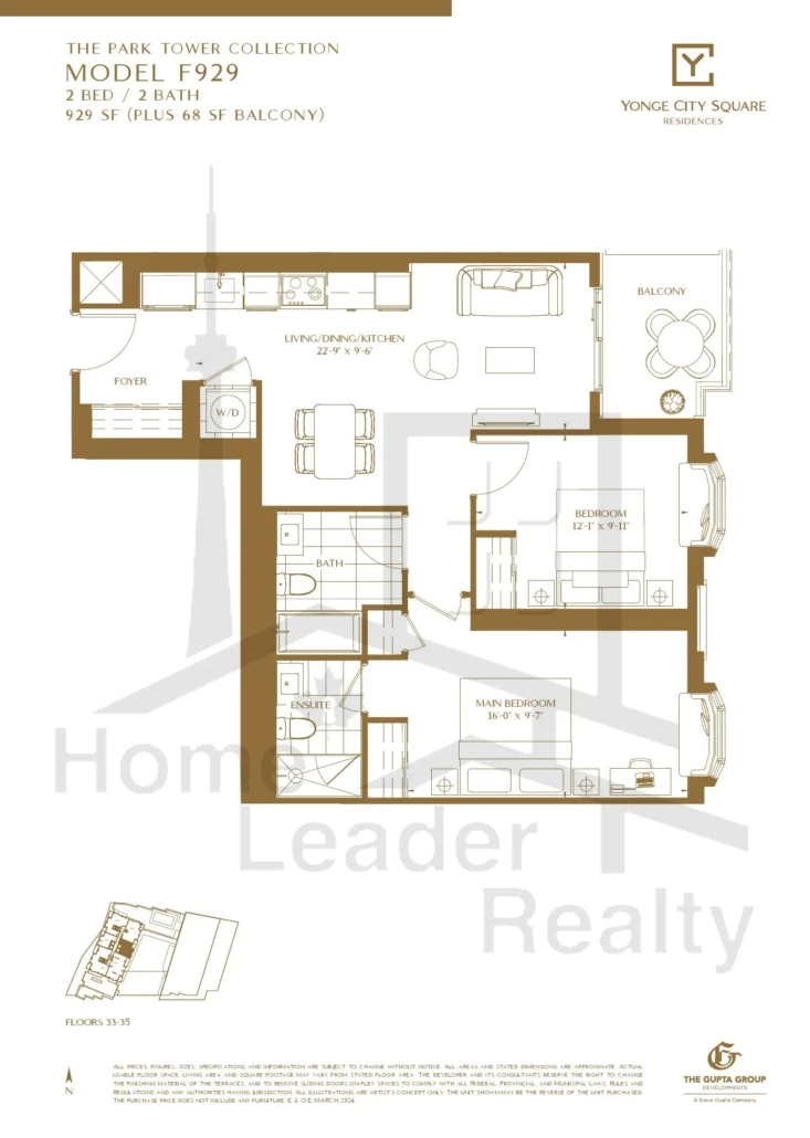 Yonge-City-Square Condos-F929-Park-Tower-Collection-floorplan