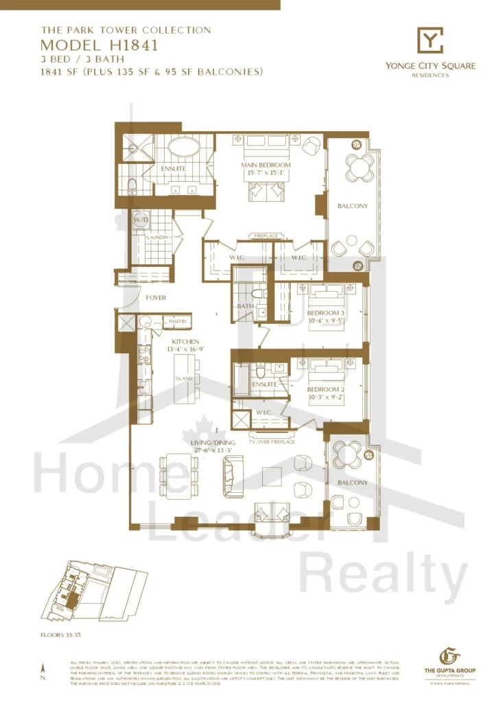 Yonge-City-Square Condos-H1841-Park-Tower-Collection-floorplan