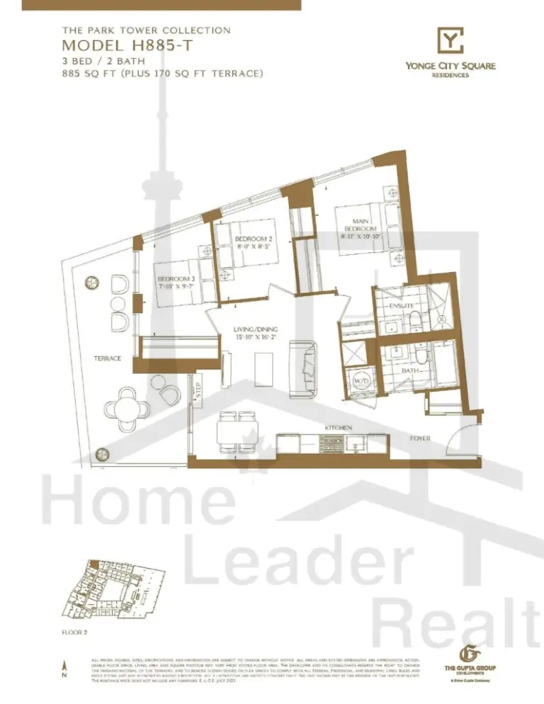 Yonge-City-Square Condos-H885-T-Park-Tower-Collection-floorplan