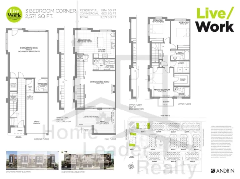 Glenway-Urban-Towns-Block 1-Unit 6 L/W Corner-floorplan