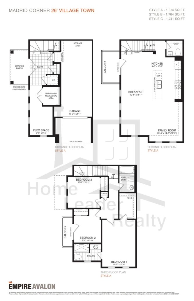 Empire-Avalon-Lot-BL52-04-Madrid Corner-floorplan