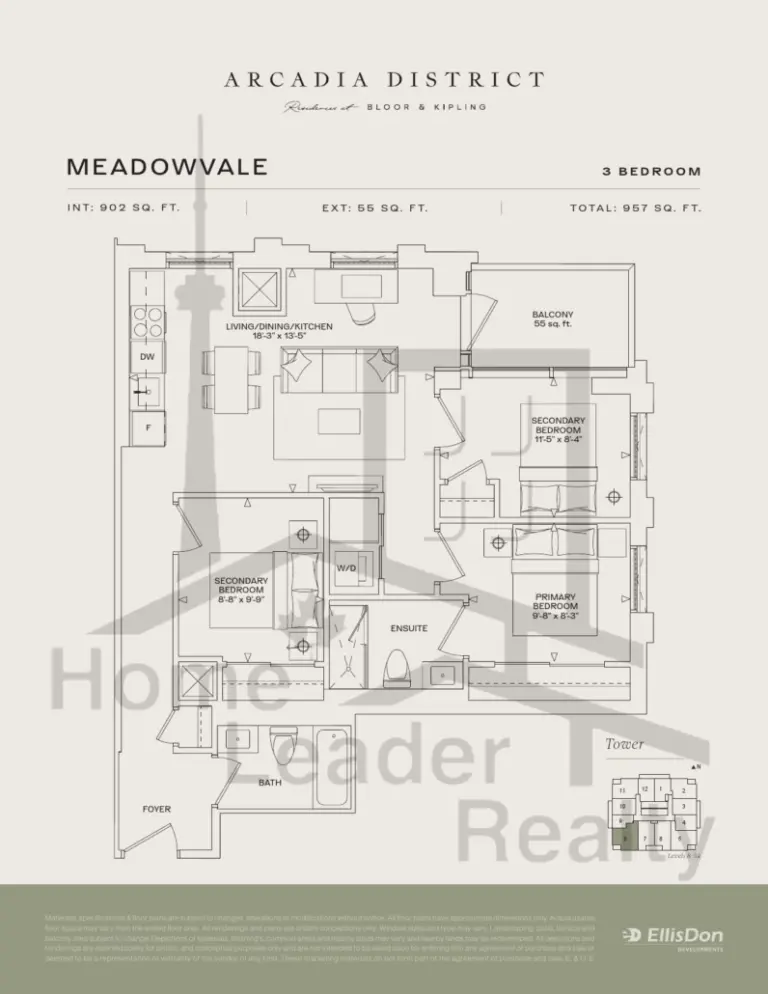 Arcadia-District-Condos-C0808 Meadowvale-floorplan
