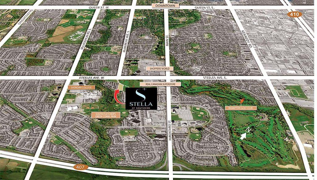 Stella Condos 2 Area Map