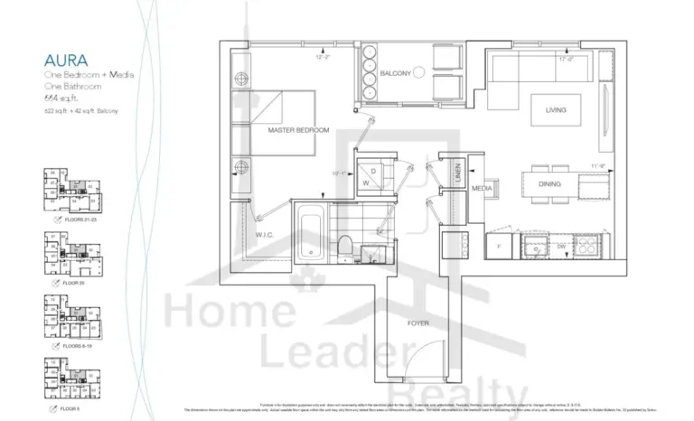 Nautique-Lakefront-Residences-Aura-Floor 5-floorplan