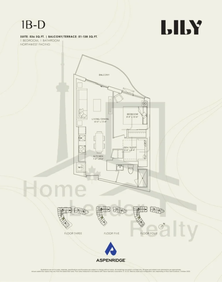 Lily-at-Crosstown-Condos-519-1B-D-floorplan
