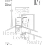 Galleria-02-Condos-1B+F-06/05-Unit-2405B-floorplan