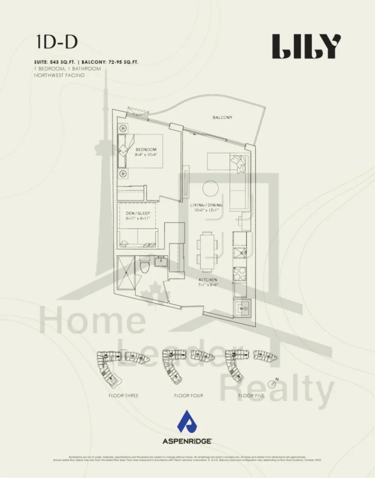 Lily-at-Crosstown-Condos-526-1D-D-floorplan