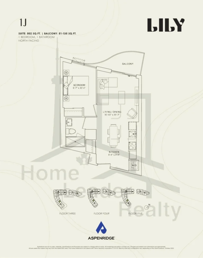 Lily-at-Crosstown-Condos-520-1J-floorplan