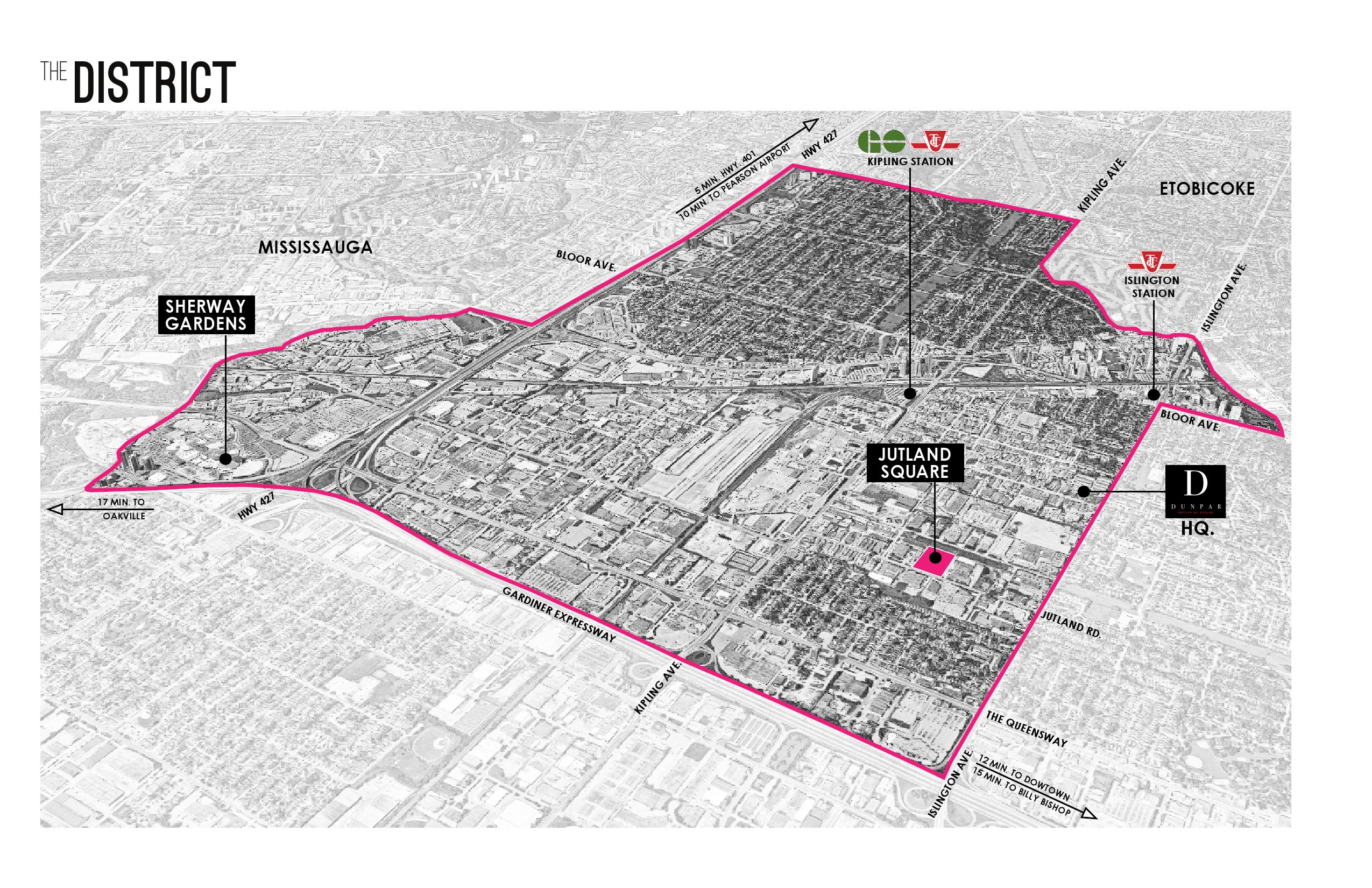 Jutland Square Commercial Map