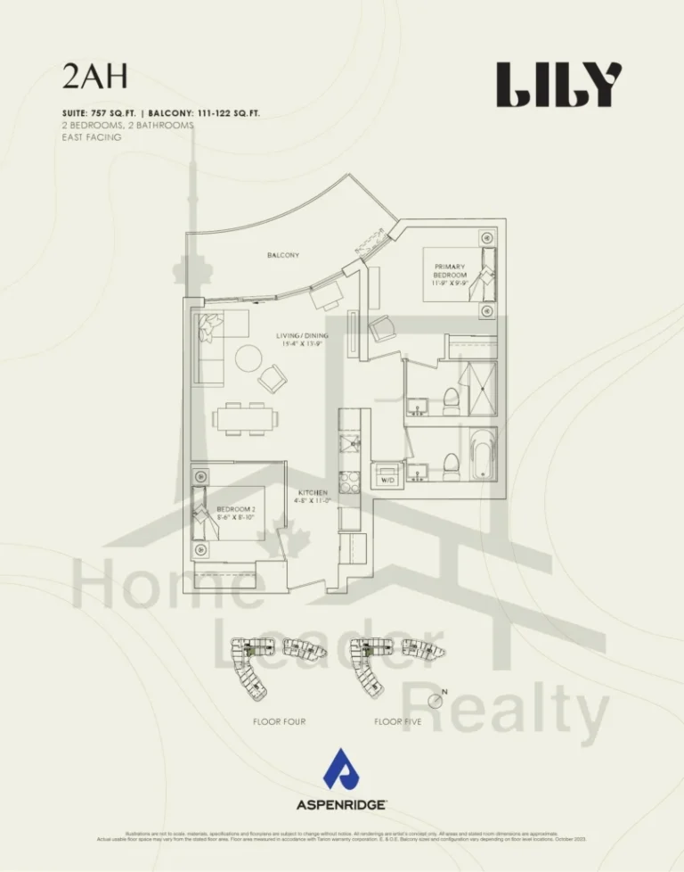 Lily-at-Crosstown-Condos-516-2AH-floorplan