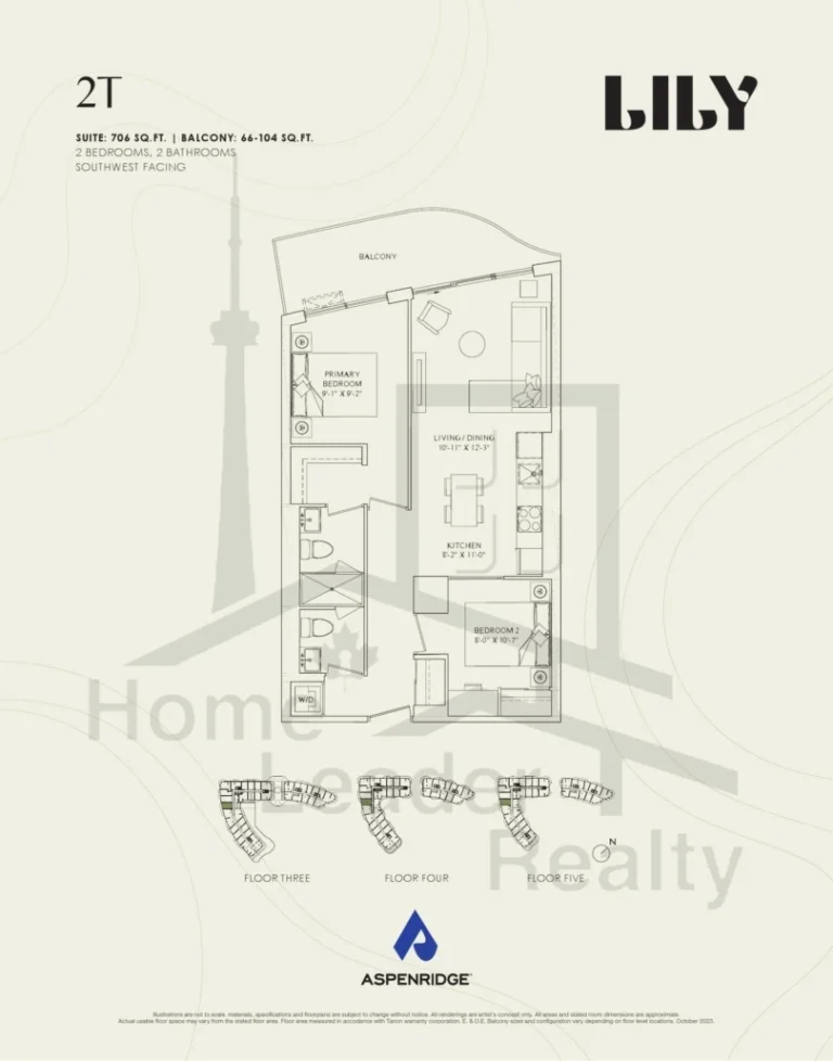 Lily-at-Crosstown-Condos-529-2T-floorplan