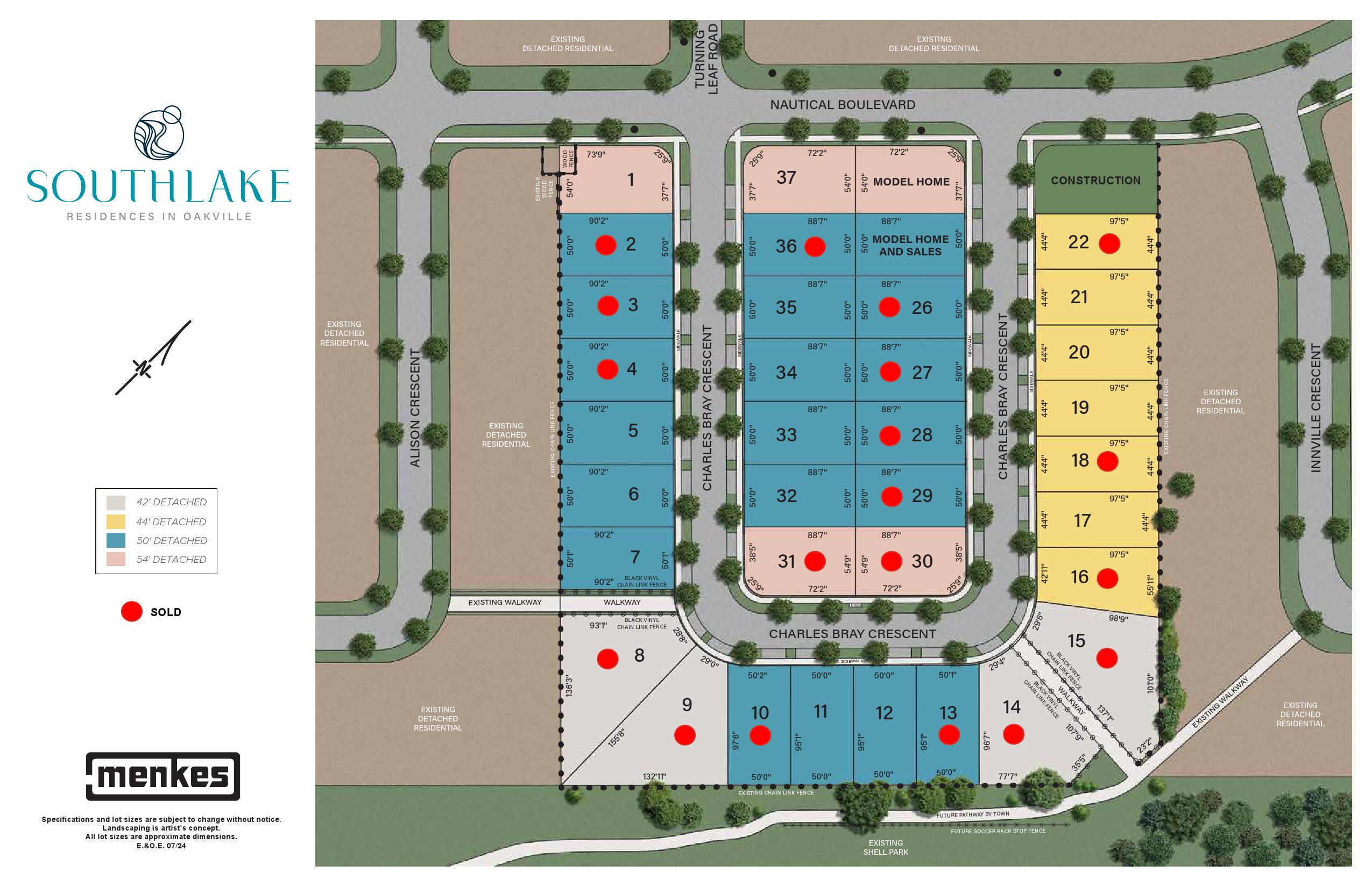 South Lake Home Site Plan