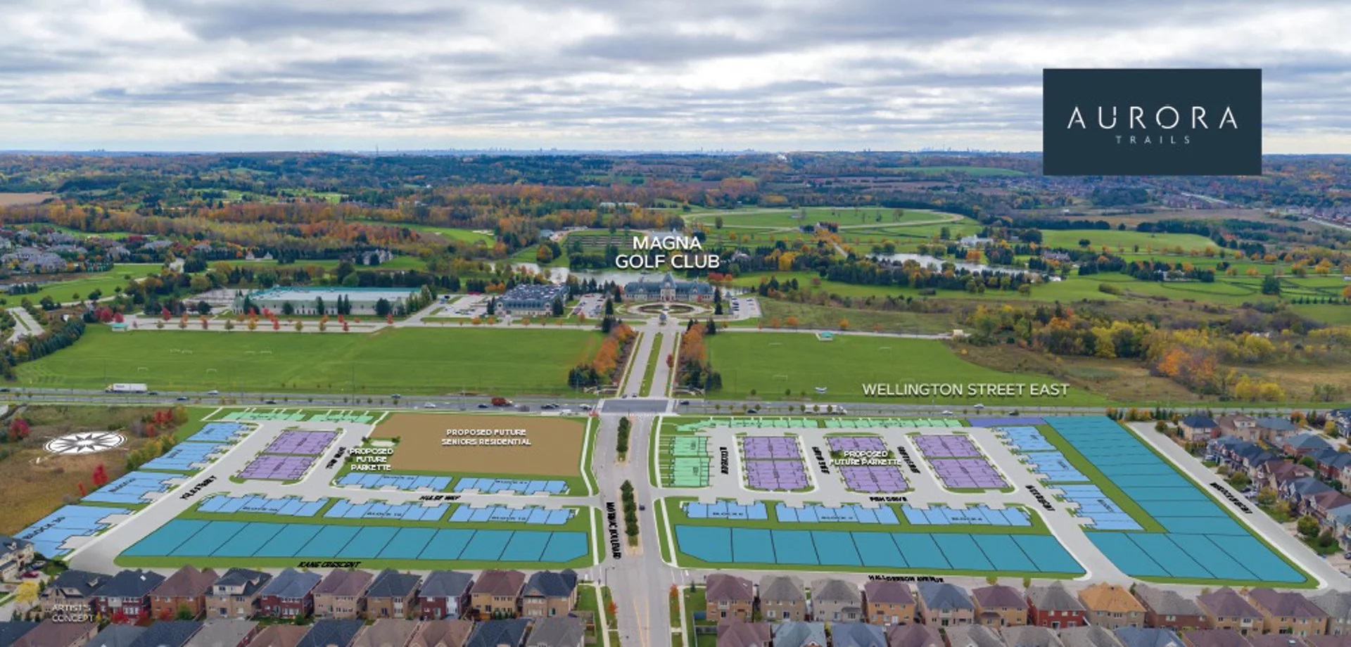 Aurora Trails Aerial
