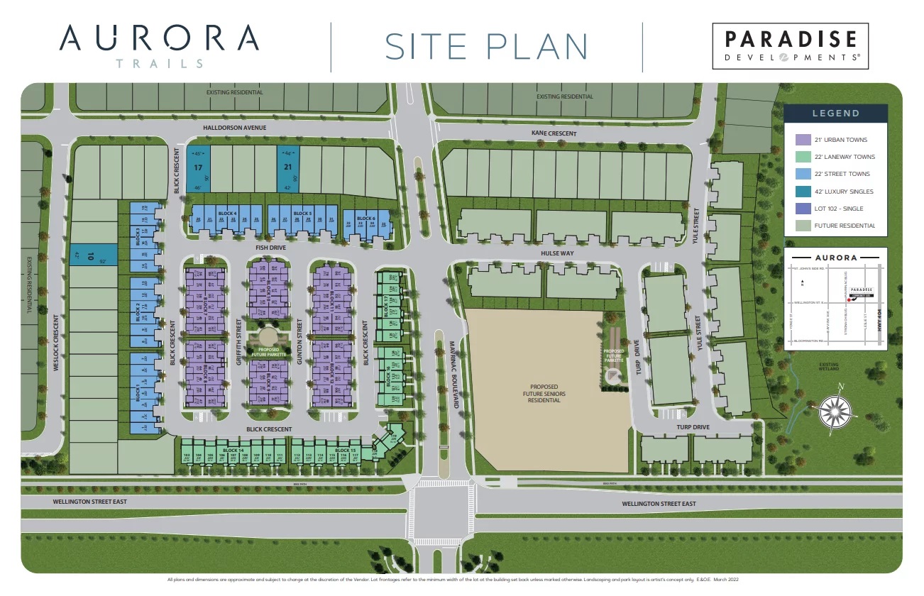 Aurora Trails Aurora Site Plan