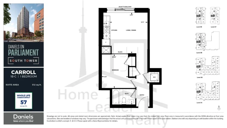 Daniels-on-Parliament-Condos-CARROLL-floorplan
